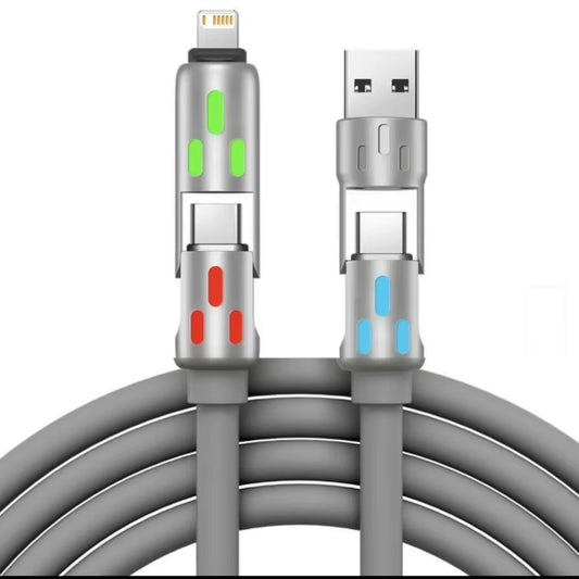 Type C Fast Charging Cable 4-In-1